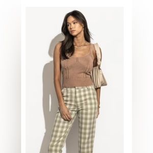 BOHME Tan colored tank top